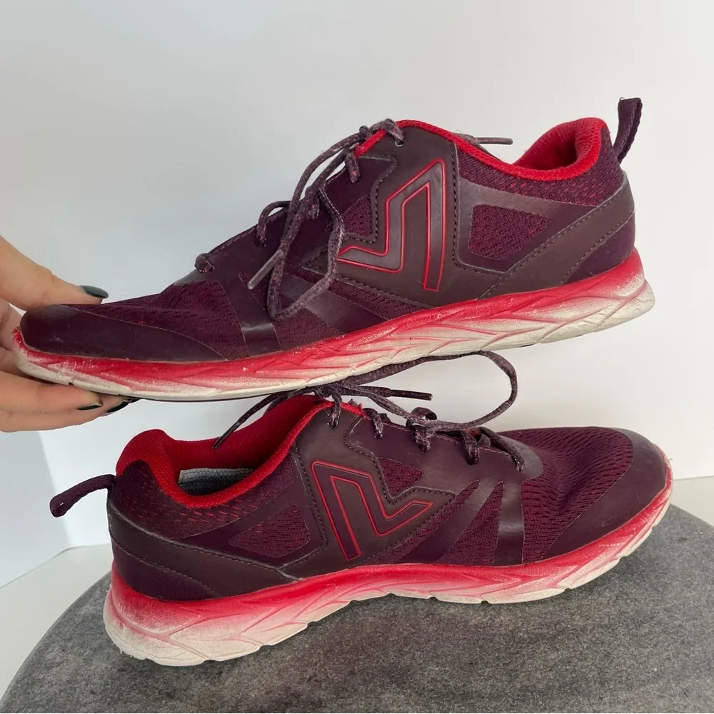 Vionic Women's Burgundy and Red Athletic Sneakers - Picture 6 of 9